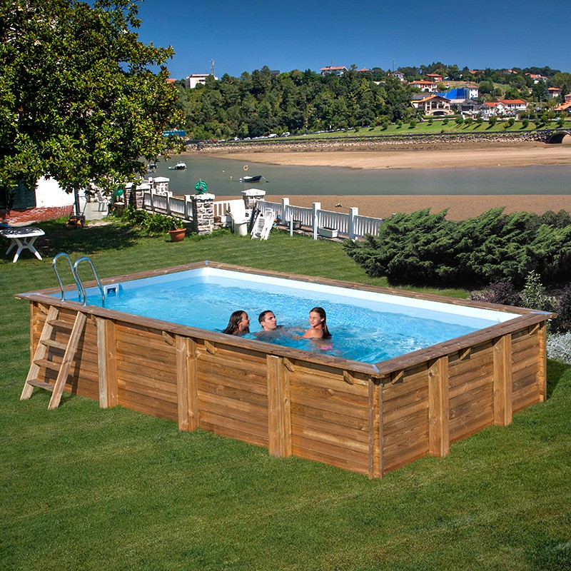 Piscina Gre Madera Mango
