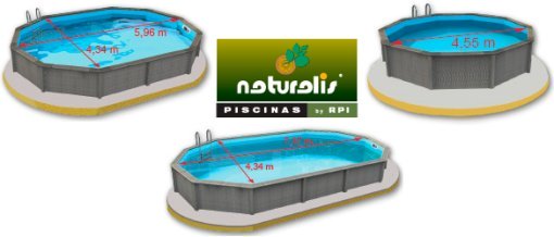 Piscina Naturalis 02 Ovalada 434x596x1,28cm - Imagen 4