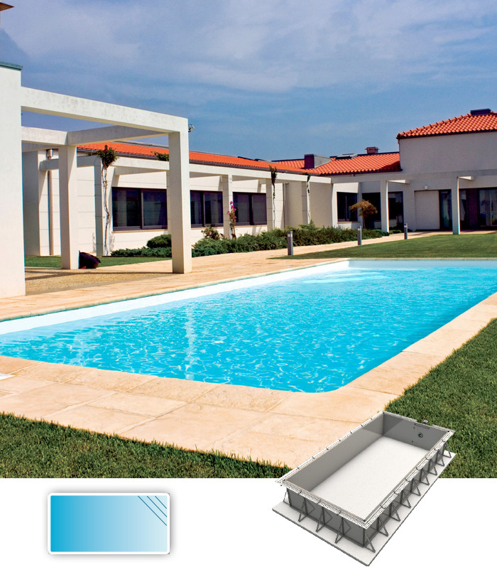 Piscina Soleo Orlando R15 Escalera Esquina