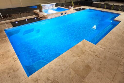PISCINA RECTANGULAR FIBRA MODELO VICEPRESIDENT PROF.1,45mts